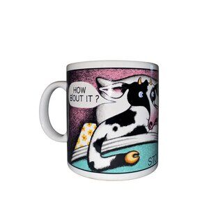 Long Overdue Tuscany Collection Ceramic Mug With Funny Cow Graphics & Text
